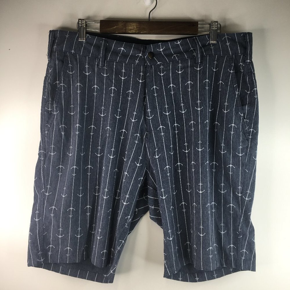 Trunks Blue Anchor Print Multifunctional Shorts S… - image 1